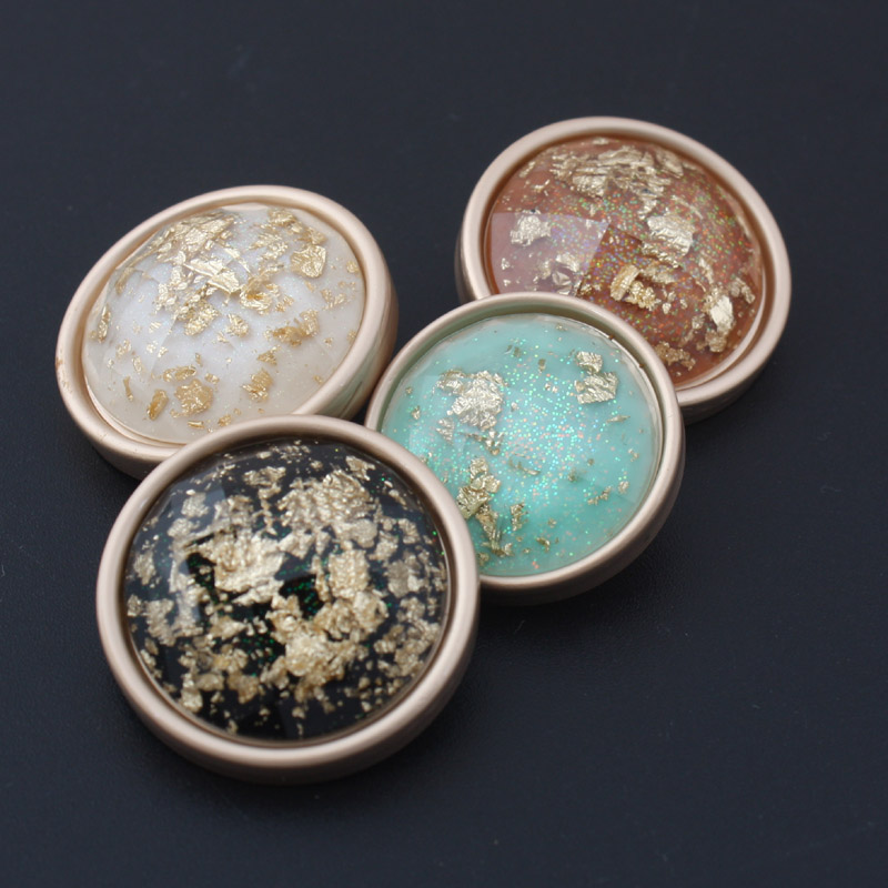 高档时装金属珠光面西装圆形纽扣