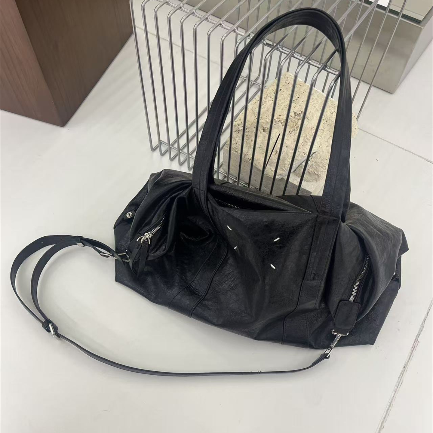 软皮高级质感通勤大容量托特包