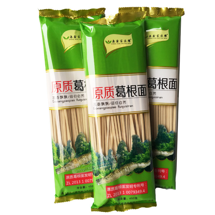原质葛根面450g 康鑫家佳耀张家界特产葛香飘飘回归自然特价促销
