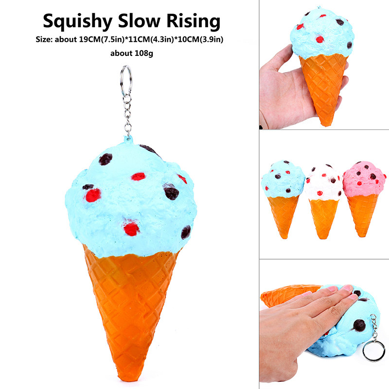 Decompression slow rebound squishy Simulation of Large 19cm ice cream Cones children Toys soft propin the Home accessories , Vase/Flower/Artificial flowers/Imitation jewelry , Simulation of fruit  category - from Buy2taobao.com to provide professional Taobao agent buy service