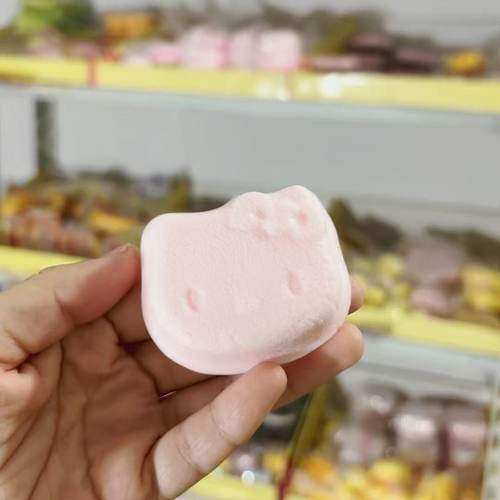 湿软手感湿仿真小猫头吸手指慢回弹捏捏乐解减压生日礼物一件