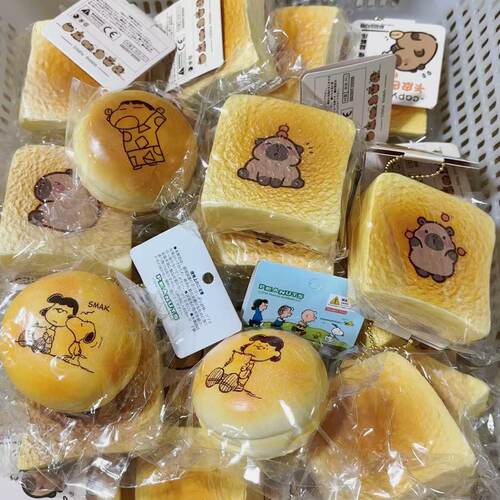 湿软手感仿真pu吐司面包squishy慢回弹PU道具橱柜样板房装饰摆件