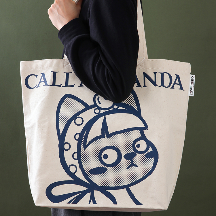 callmepanda卡通图案大号帆布包