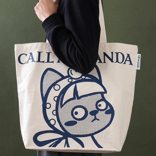 callmepanda卡通图案大号帆布包