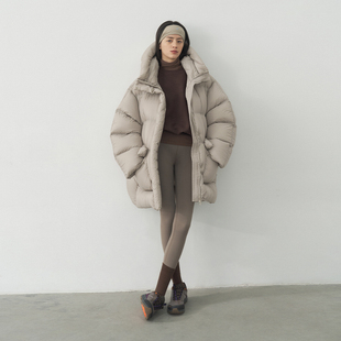 2024冬新泡芙感轻量羽绒服女 文艺 超轻保暖尼龙 半圆女装