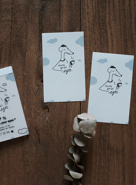 分装 | seven percent 7p 贵妇狗 便签 手帐拼贴小卡 7%