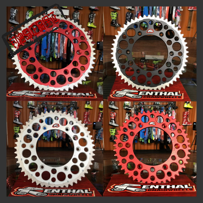 CR125/250/CRF250/450RX进口R牌越野摩托车后牙盘链轮钢包铝牙盘