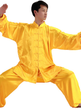南韩丝太极服团体武术服男女