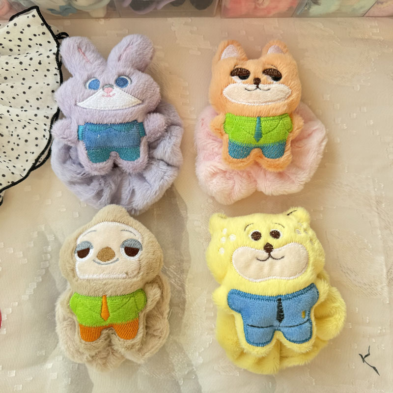 可爱卡通疯狂动物城玩偶发圈