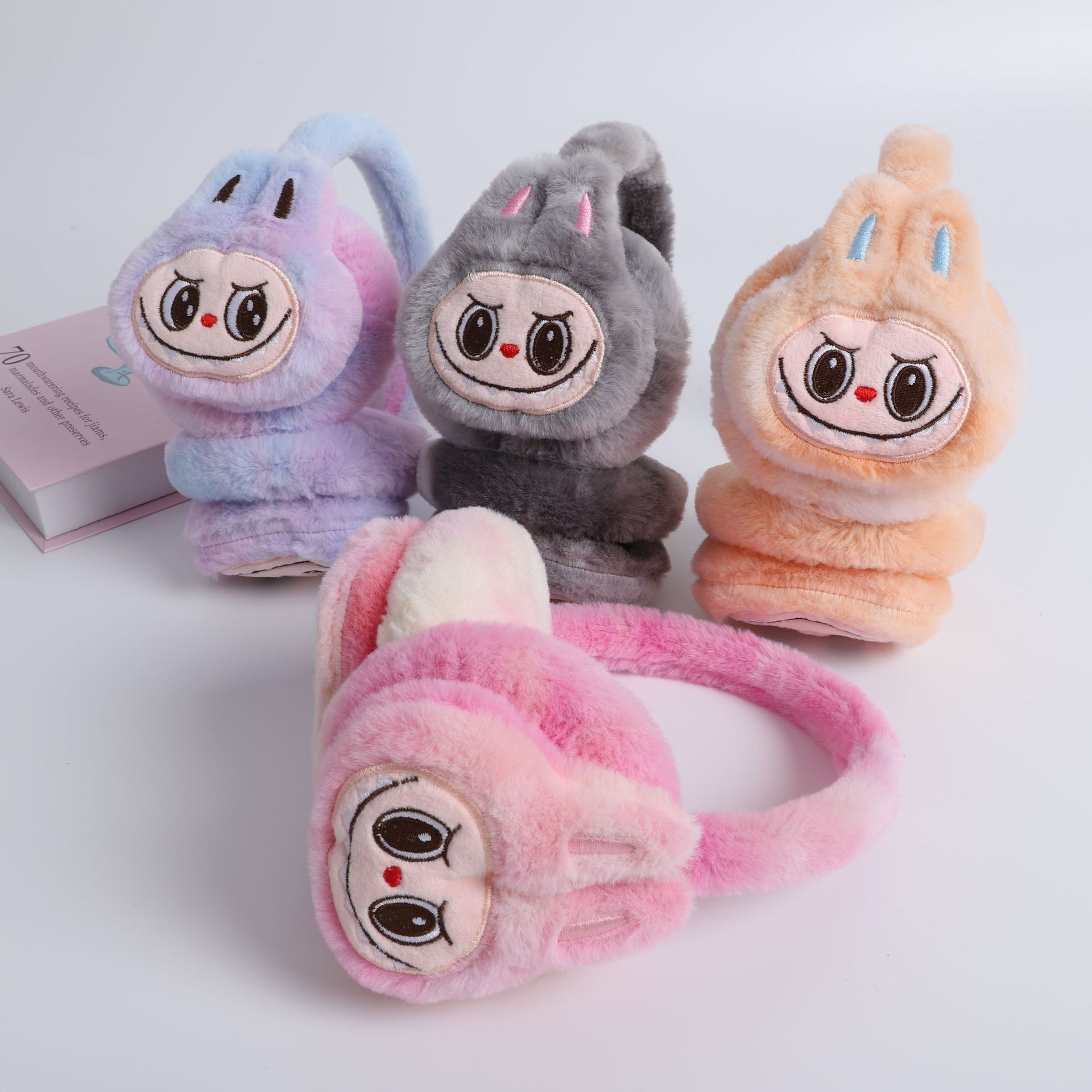 拉布布兔子毛绒耳罩可爱少女耳包