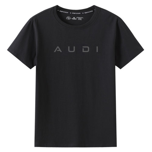 新款上汽奥迪AUDI工作服短袖T恤