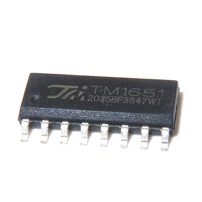 TM1651 贴片SOP16 4X7段7Key LED数码管/面板驱动IC芯片