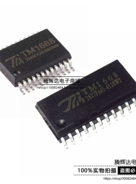 原装正品 TM1668 贴片 SOP-24/SSOP-24 LED驱动控制IC 电路芯片