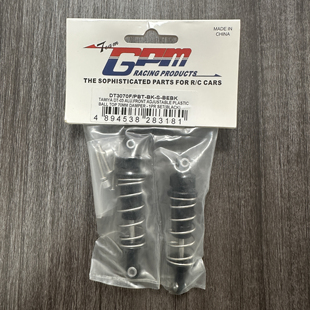 GPM for 田宫电越DT03 前避震器 胶波头 铝合金#DT3070F/PBT/BK-S