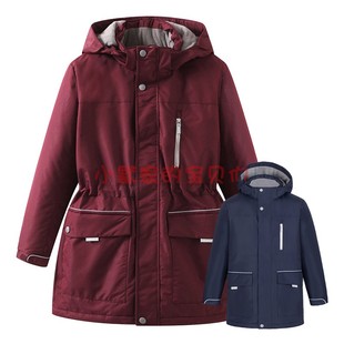 伊顿同款校服冬季冲锋衣外套保暖防风防水一体式棉袄上衣17F020