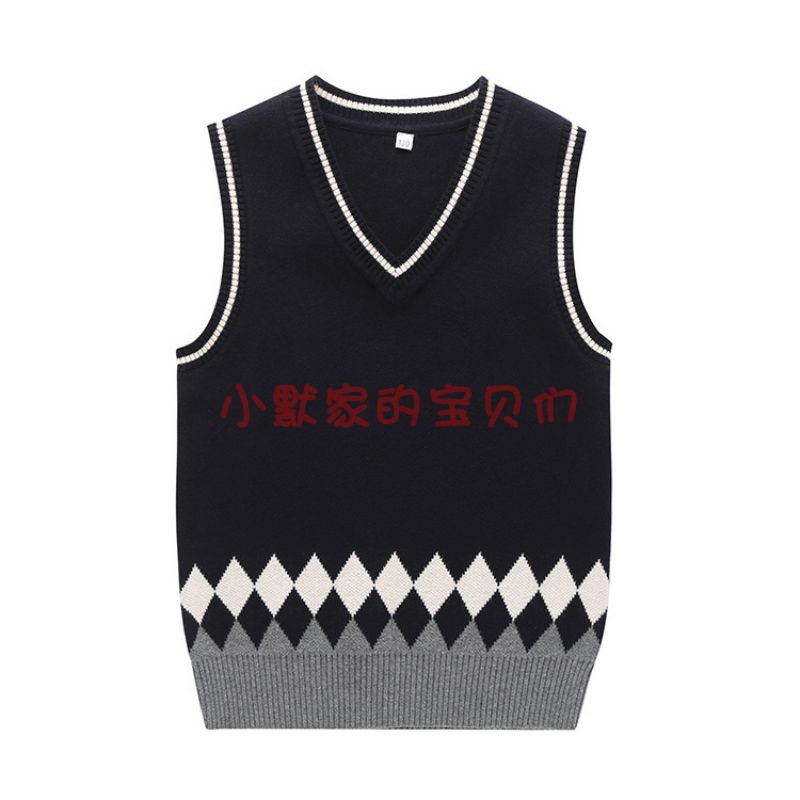 针织衫伊顿记德校服全棉春秋马甲