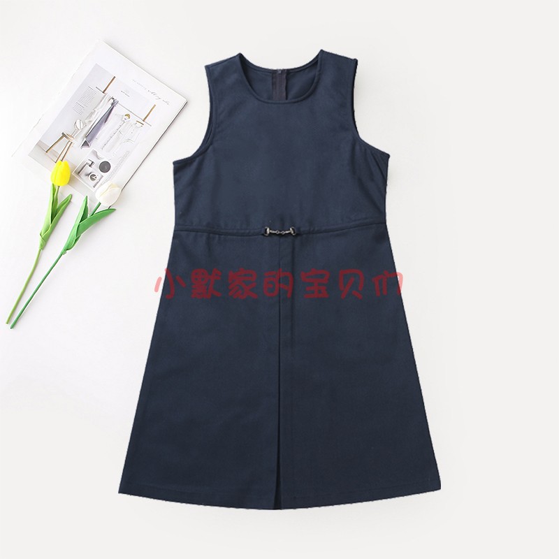 伊顿纪德款背心裙连衣裙夏季女童