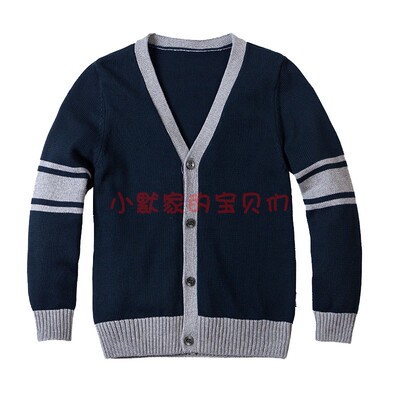 儿童外套针织衫兰诗伊顿记德同款