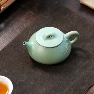 立春 原矿苹果绿紫砂壶纯手工 二十四节气：令瓢 龙德堂汤宣武