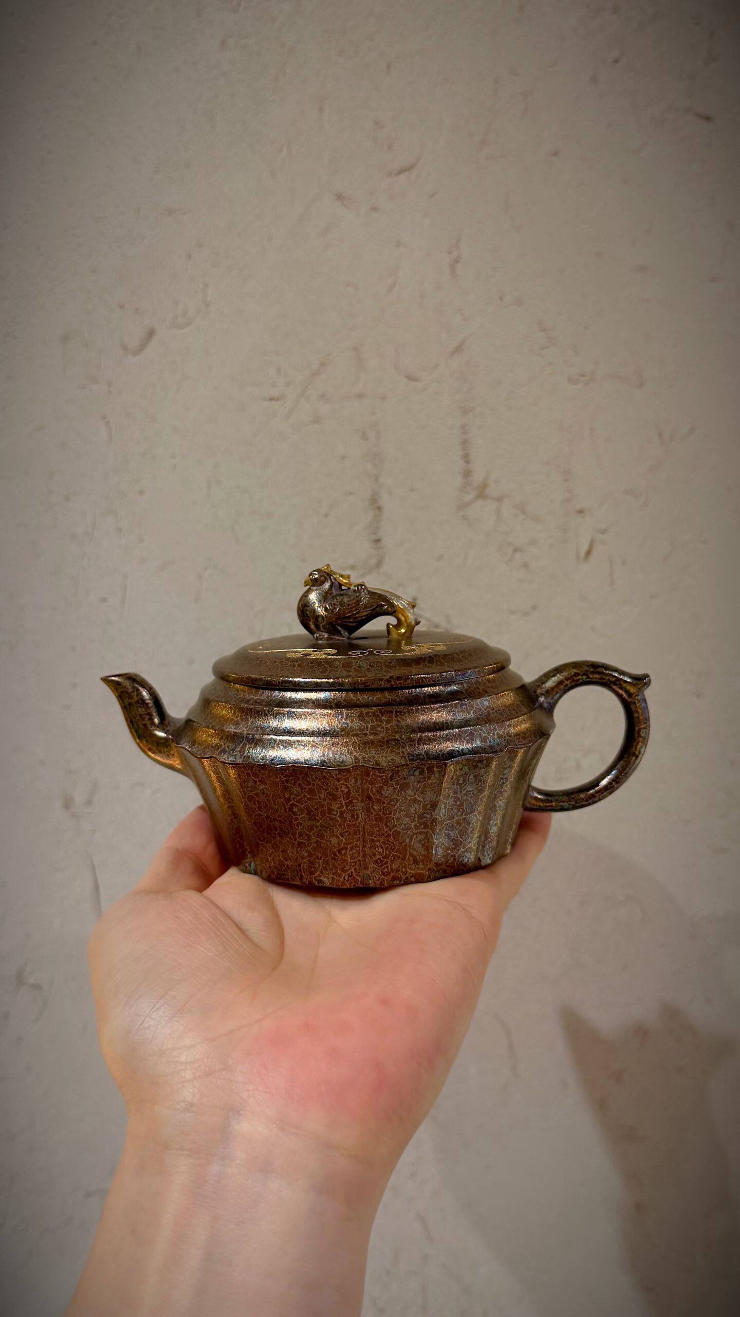 龙德堂-汤宣武【凤 华】原矿大红袍贝壳烧紫砂175ml范泽锋监制