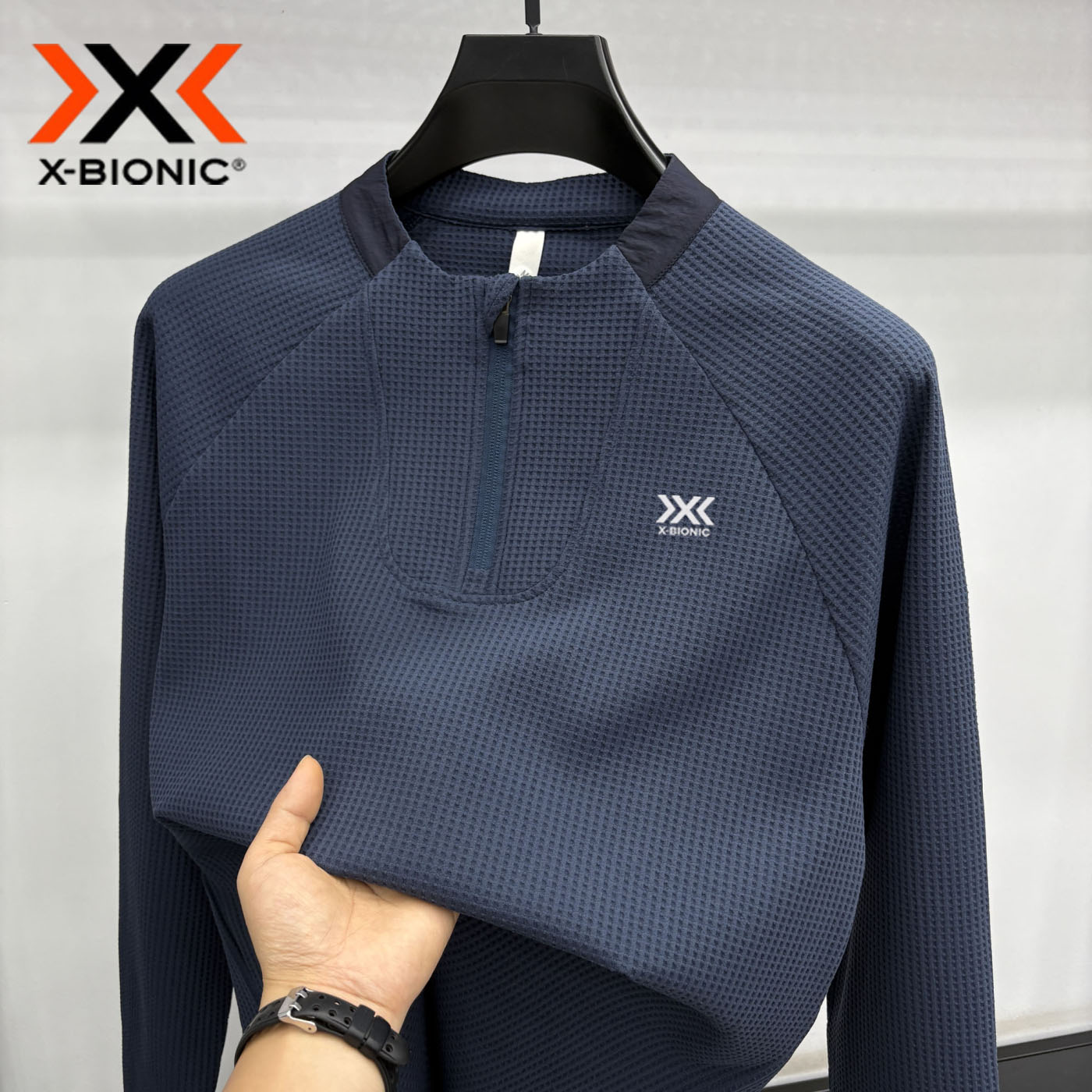 XBIONIC艾德华夫格拼布长袖T恤图片