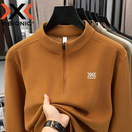 XBIONIC旷野华夫格立领卫衣男