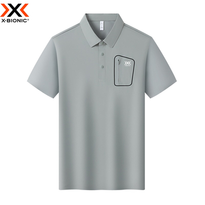 x-bionic 橡树高尔夫轻量 polo 男轻量防晒凉感弹力商务POLO衫