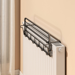 暖气片晾衣架暖气片上方置物架晾衣神器浴室卫生间毛巾架折叠架子