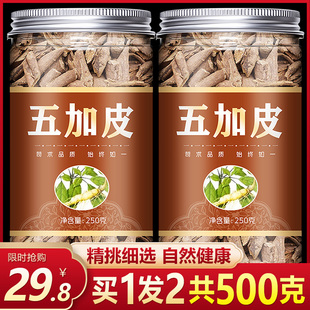 五加皮500g中药材无硫南五加皮精品南五加皮泡酒泡茶五谷皮干药用