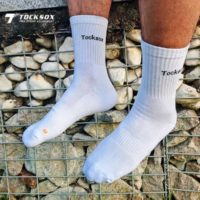 TOCKSOX中筒足球袜纯棉毛巾底
