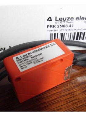 原装LEUZE劳易测光电传感器PRK 25/66.41-S12镜反射式光电传感器