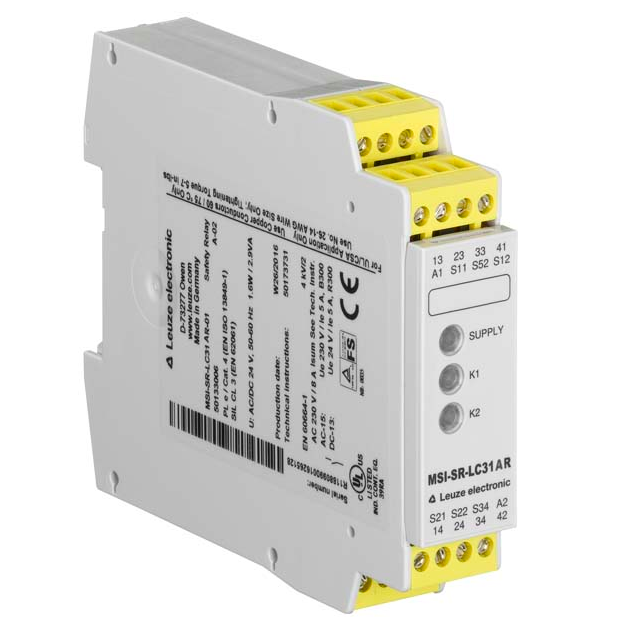 劳易测leuze安全继电器MSI-SR-LC31AR-01,03,MSI-SR-LC31MR-01,03