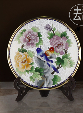 圆盘掐丝珐琅北京商务礼品景泰蓝