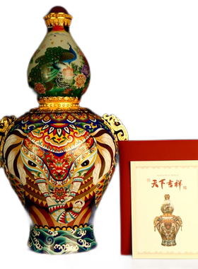 景泰蓝天下吉祥张同禄作品