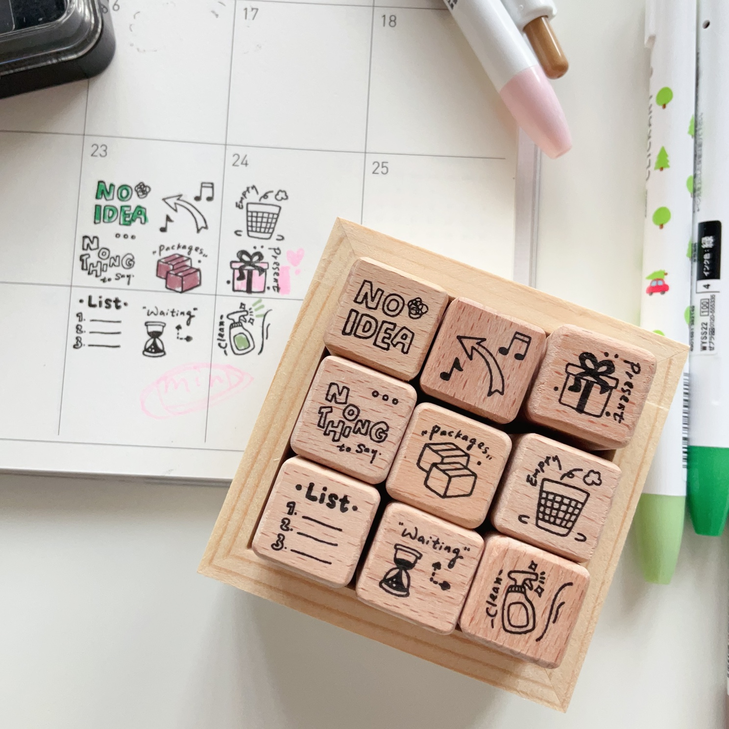 树脂mini印章两只浣熊新品