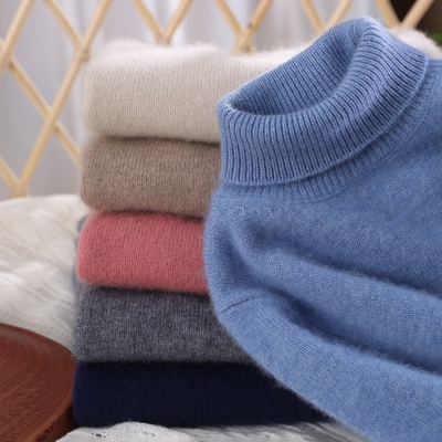 【专柜正品】儿童纯山羊绒衫100羊绒男童女童羊绒打底高翻领加厚