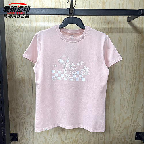 VANS范斯女卡通短袖圆领T恤上衣