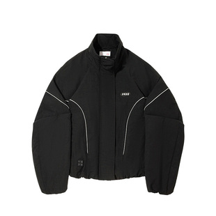 上衣宽松休闲运动服百搭外套AJMW070 李宁LiNing新款 棉服女装