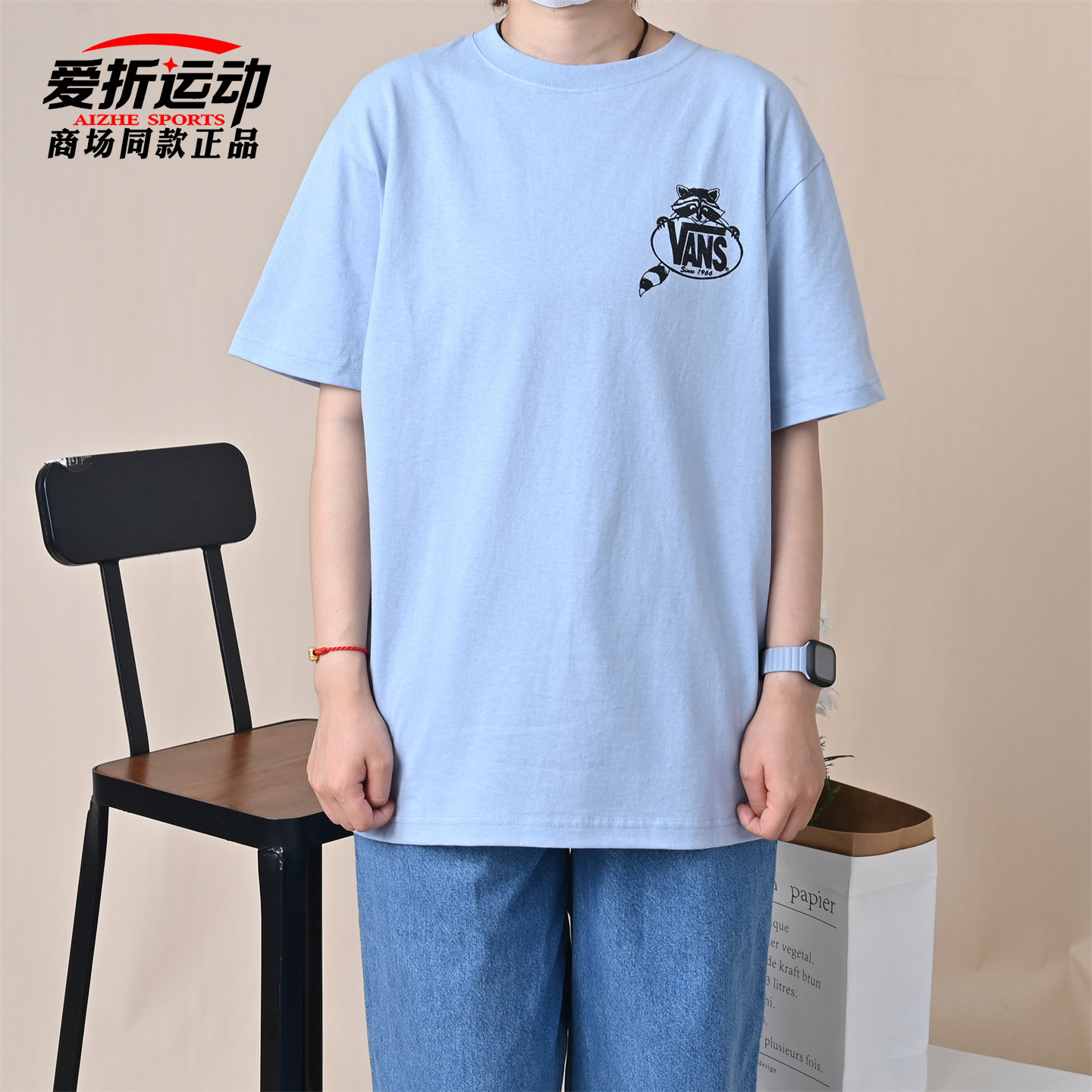 VANS范斯男子卡通潮流短袖T恤图片