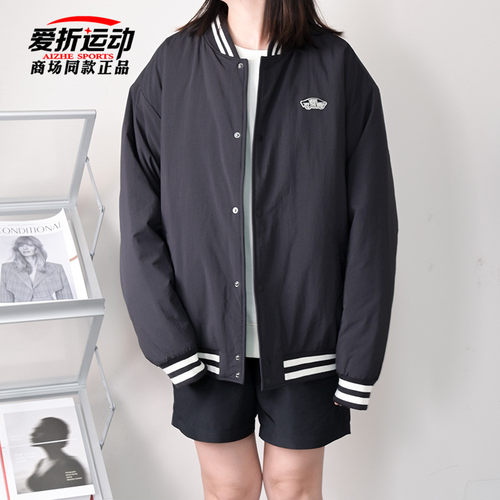 VANS中性棒球领运动休闲棉夹克