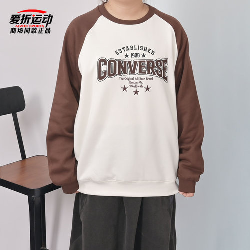 匡威Converse男女情侣圆领卫衣