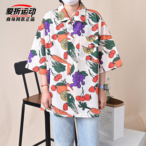 VANS范斯新款夏季衬衫短袖