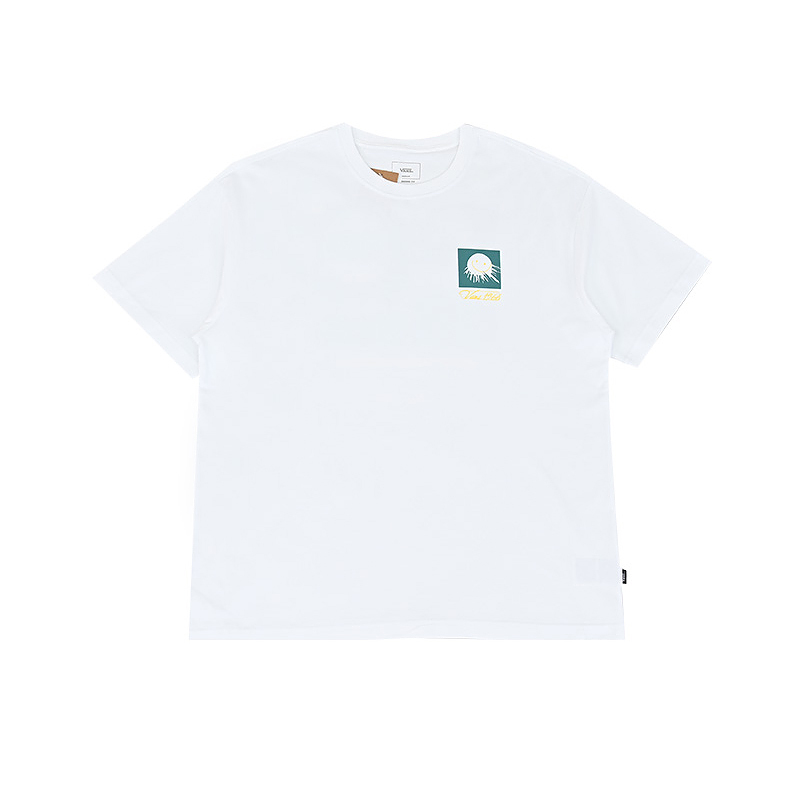 VANS范斯2025夏季新款男简约百搭短袖T恤运动休闲上衣VN000NN2WHT