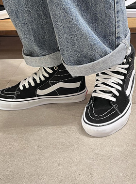 VANS范斯男女运动休闲板鞋高帮滑板鞋子VN0A5FCCY28 VN000CTBMBL