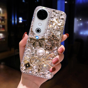 适用于vivoS19手机壳S20女新款iQOONeo10满钻V30曲面屏V40水钻s17e全包高级感s16防摔y200硅胶x100S带钻S18