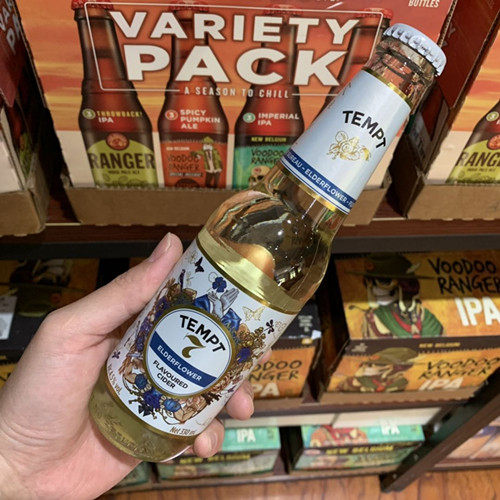 丹麦原装进口啤酒 tempt诱惑7号接骨木味露酒330ml 任意2瓶包邮