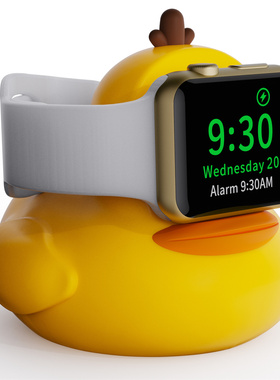 适用苹果applewatch充电底座创意便携可爱卡通智能手表充电器支架