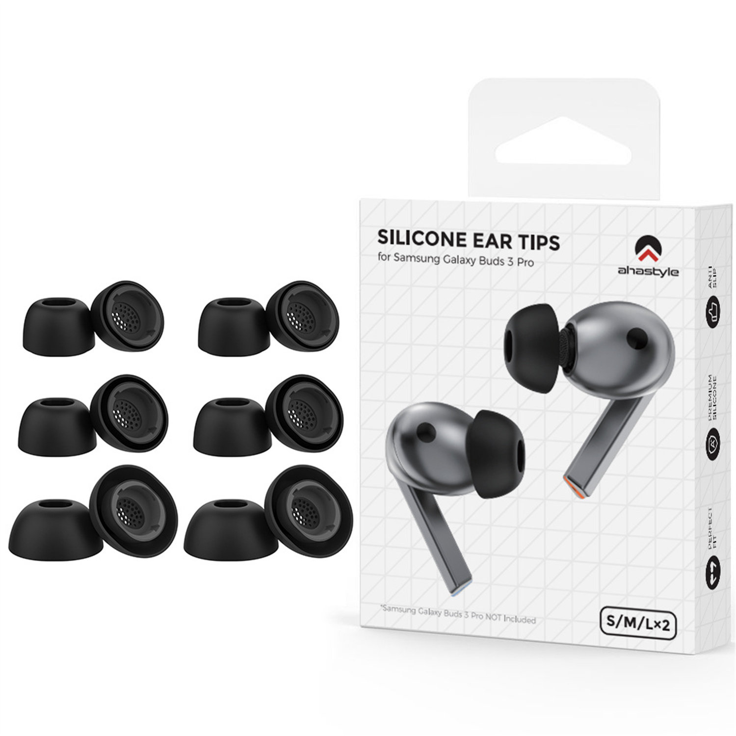 适用三星Buds4Pro耳机耳帽韩国原装GalaxyBuds4Pro滤网款替换耳塞