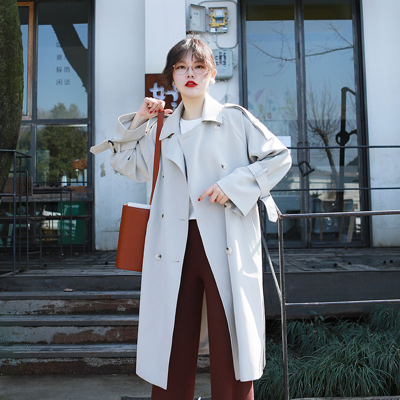 »¨ÀõÊóС½ã º«¹ú2018´ºÇïпîchic·çÒÂÅ®Öг¤¿îº«°æÊÕÑü¹ýÏ¥ÍâÌ×