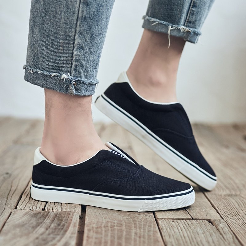 Warrior/回力一脚蹬懒人鞋轻便透气男鞋防滑女鞋平底学生帆布鞋